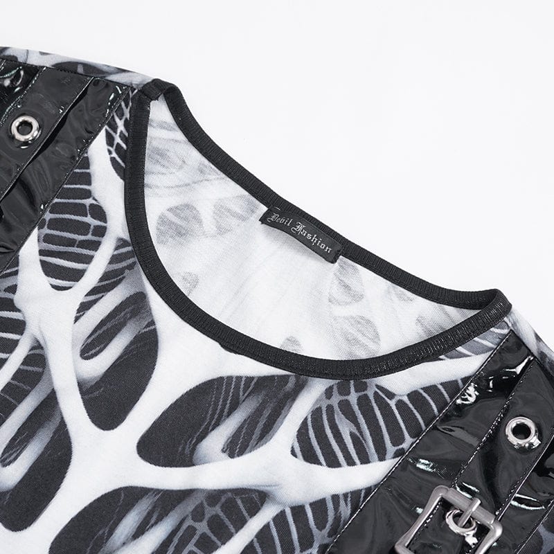 Bonecage Patent Strap Tank