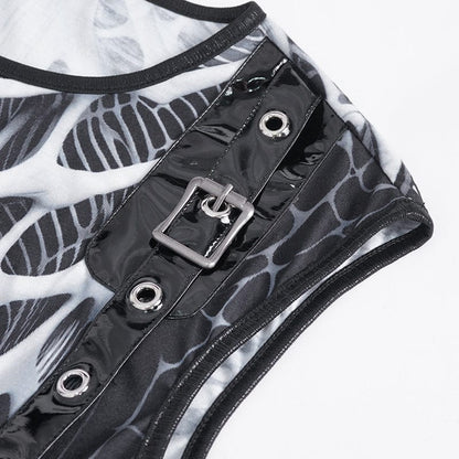 Bonecage Patent Strap Tank