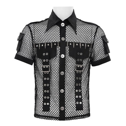 Bullet Static Pocket Mesh Shirt
