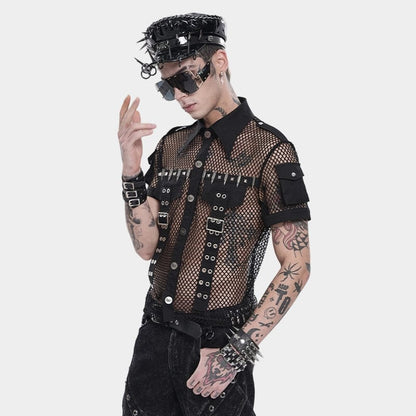 Bullet Static Pocket Mesh Shirt