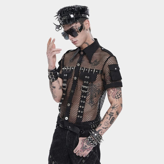Bullet Static Pocket Mesh Shirt