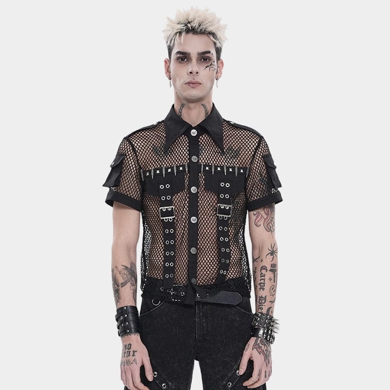 Bullet Static Pocket Mesh Shirt