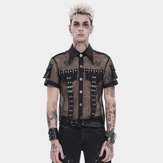 Bullet Static Pocket Mesh Shirt