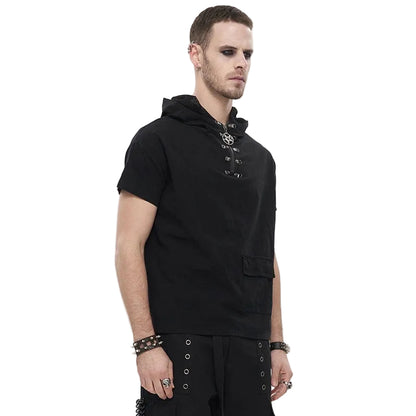 Void Runner Hooded Mesh Shirt