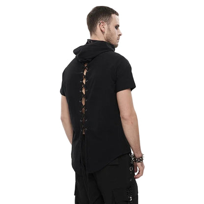 Void Runner Hooded Mesh Shirt