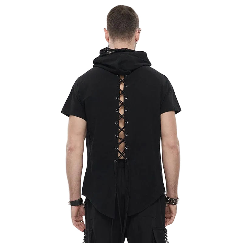 Void Runner Hooded Mesh Shirt