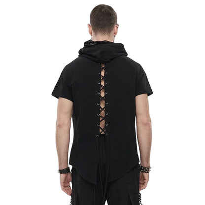 Void Runner Hooded Mesh Shirt