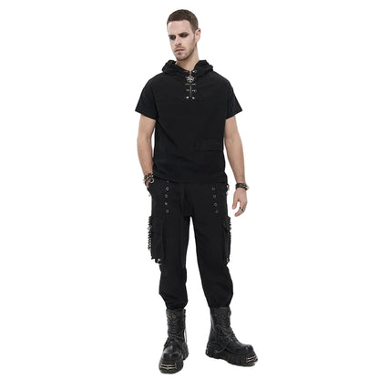 Void Runner Hooded Mesh Shirt