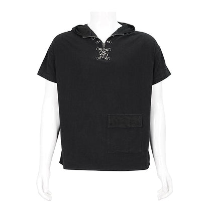 Void Runner Hooded Mesh Shirt
