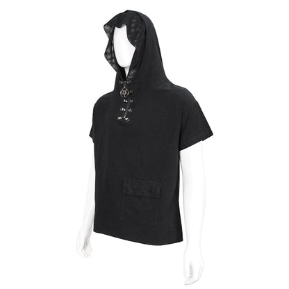 Void Runner Hooded Mesh Shirt