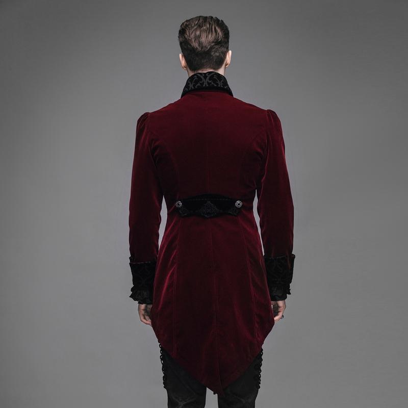 Byronic Ruffle-Sleeve Tailcoat detail view