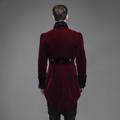 Byronic Ruffle-Sleeve Tailcoat detail view