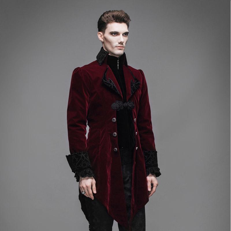 Byronic Ruffle-Sleeve Tailcoat detail view