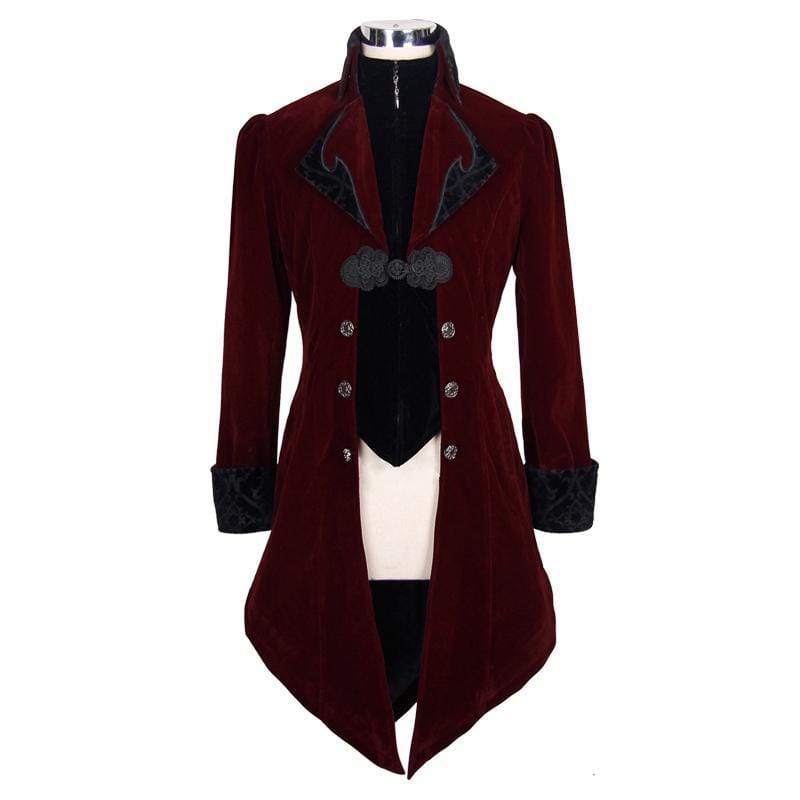 Byronic Ruffle-Sleeve Tailcoat detail view