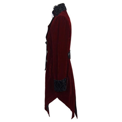 Byronic Ruffle-Sleeve Tailcoat detail view