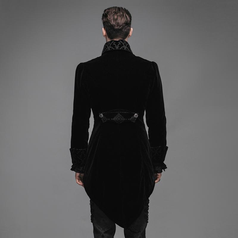Byronic Ruffle-Sleeve Tailcoat detail view