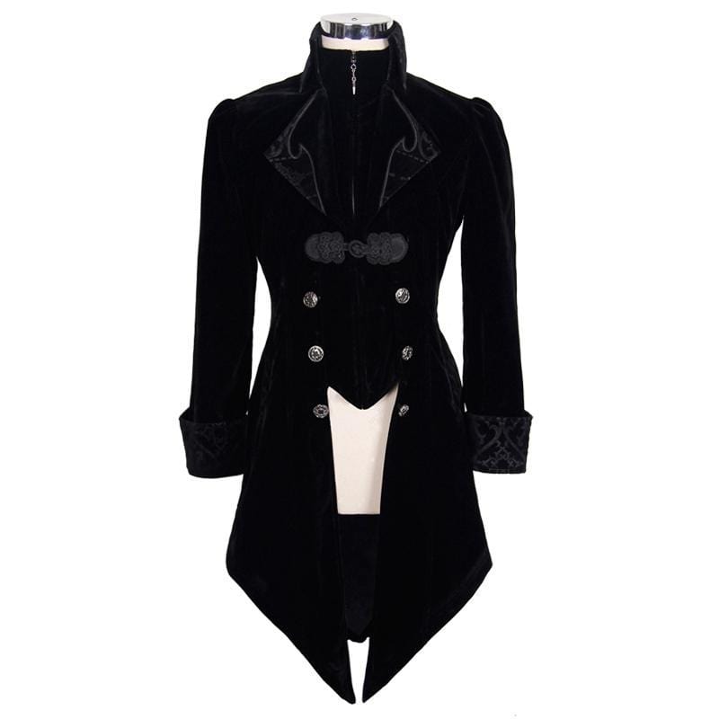 Byronic Ruffle-Sleeve Tailcoat detail view
