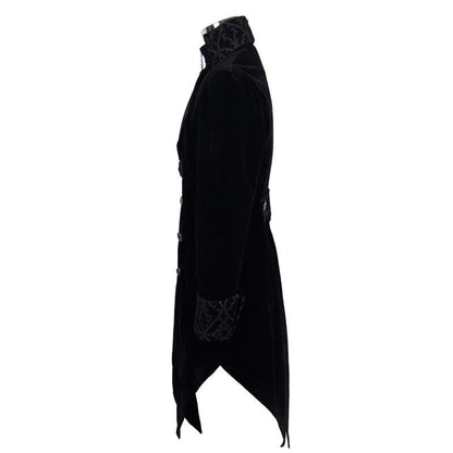Byronic Ruffle-Sleeve Tailcoat detail view