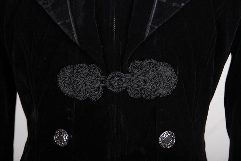 Byronic Ruffle-Sleeve Tailcoat detail view