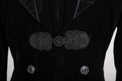 Byronic Ruffle-Sleeve Tailcoat detail view