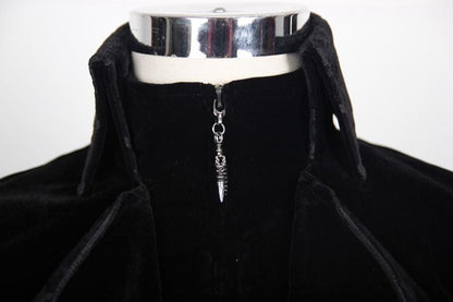 Byronic Ruffle-Sleeve Tailcoat detail view