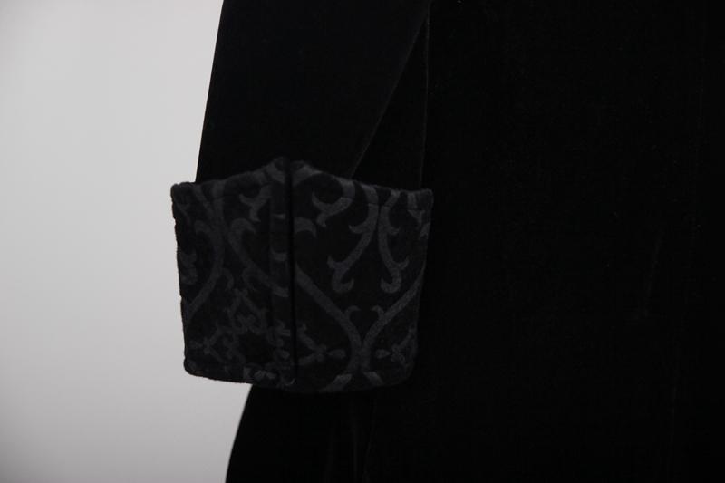 Byronic Ruffle-Sleeve Tailcoat detail view
