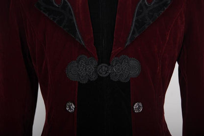 Byronic Ruffle-Sleeve Tailcoat detail view