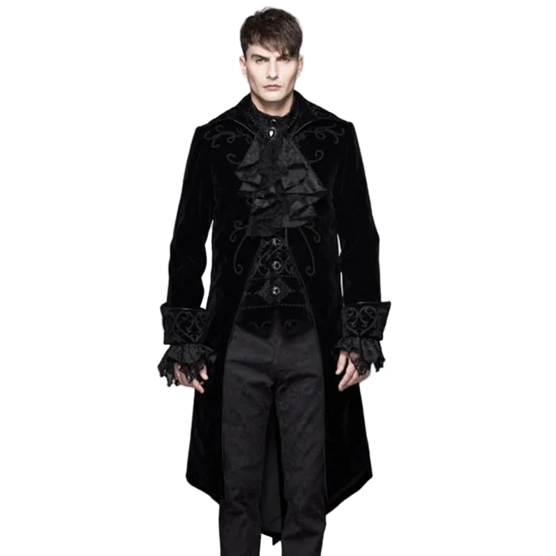 Black Court Velvet Tailcoat