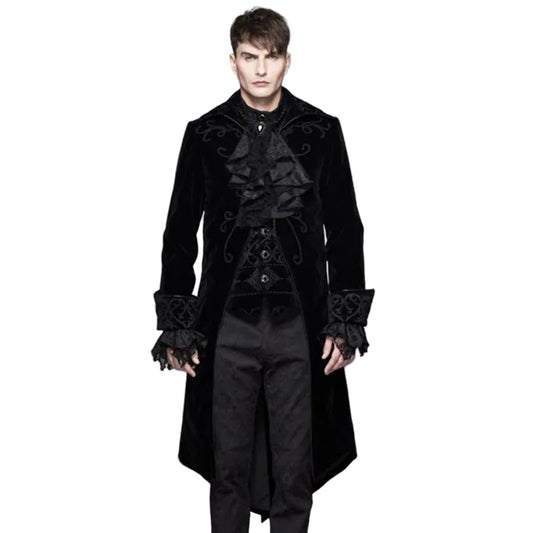 Black Court Velvet Tailcoat