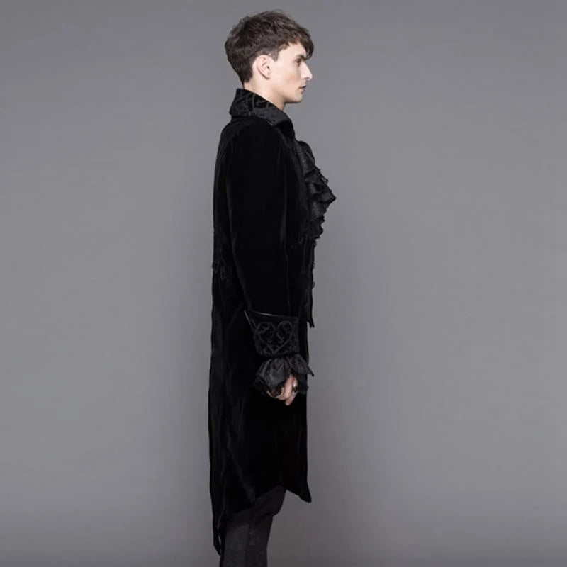 Black Court Velvet Tailcoat