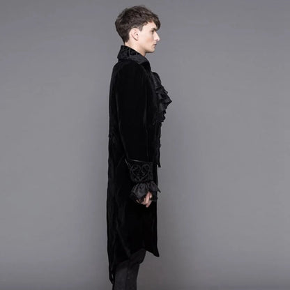 Black Court Velvet Tailcoat