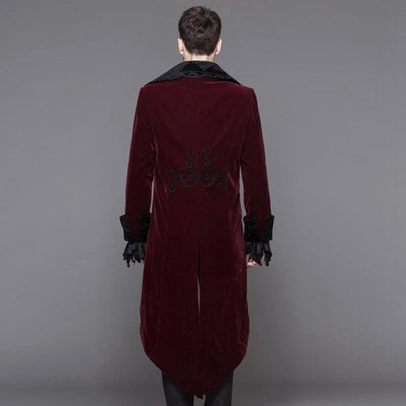 Black Court Velvet Tailcoat