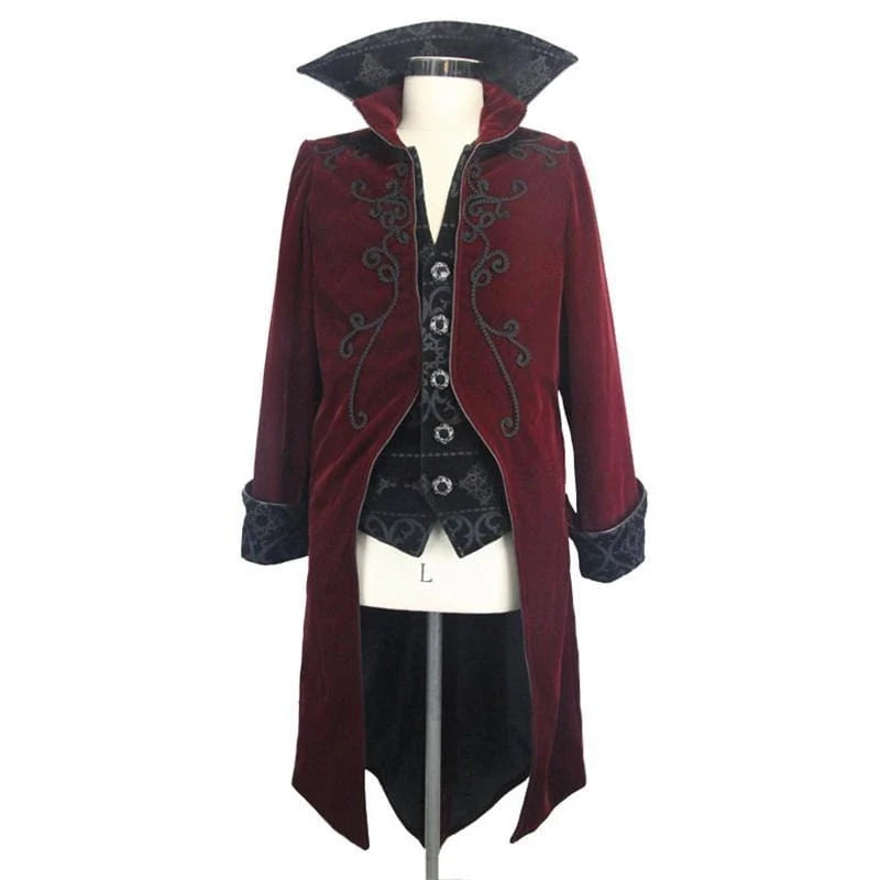 Black Court Velvet Tailcoat