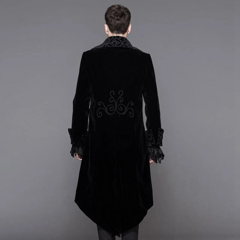Black Court Velvet Tailcoat