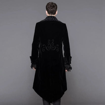Black Court Velvet Tailcoat