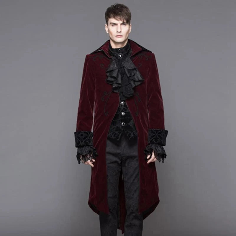 Black Court Velvet Tailcoat