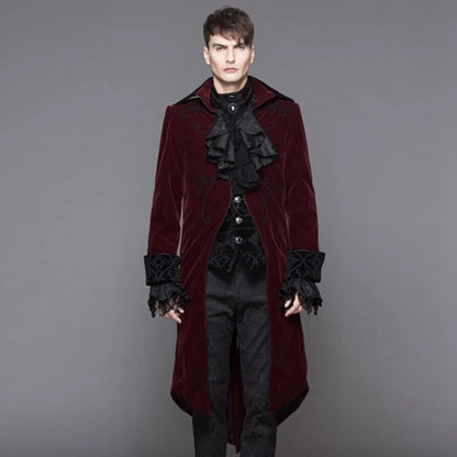 Black Court Velvet Tailcoat