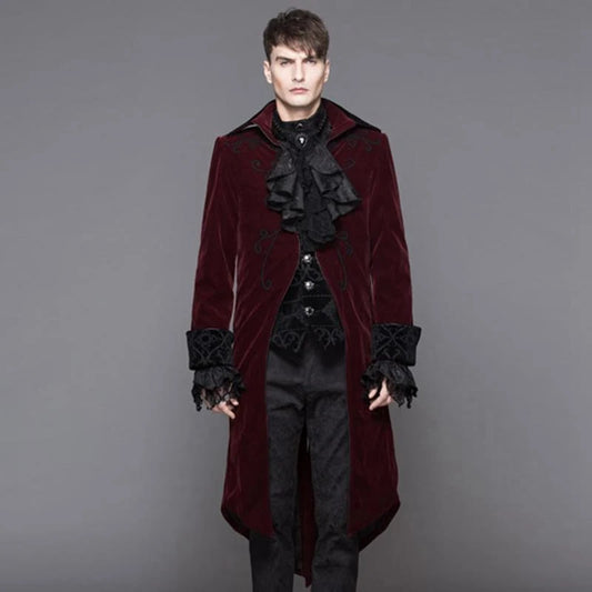 Black Court Velvet Tailcoat
