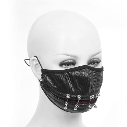 Blackout Rivet Face Mask detail view