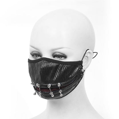 Blackout Rivet Face Mask detail view