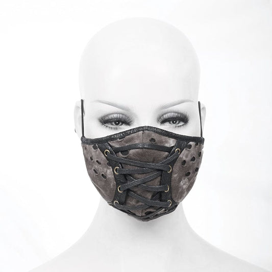 Ash Cloud Tie-Dye Mask detail view