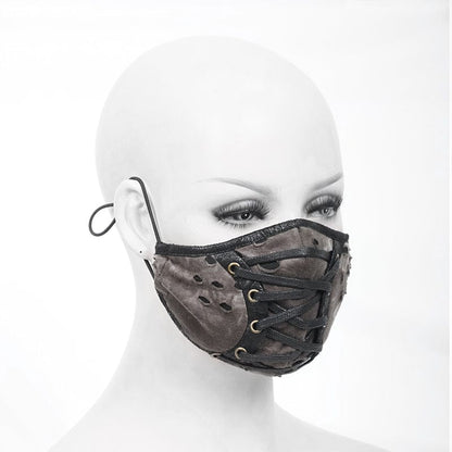 Ash Cloud Tie-Dye Mask detail view