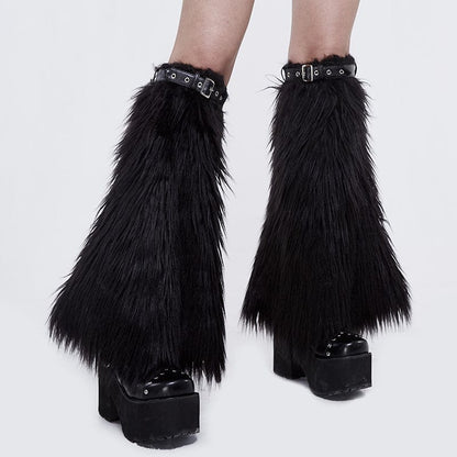 Nightbeast Faux Fur Leg Warmers