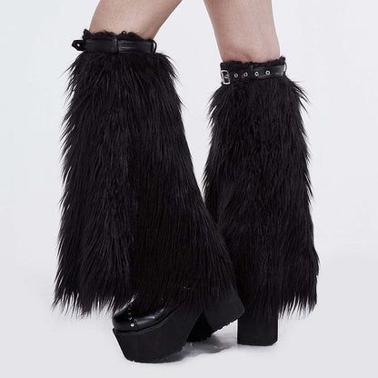 Nightbeast Faux Fur Leg Warmers