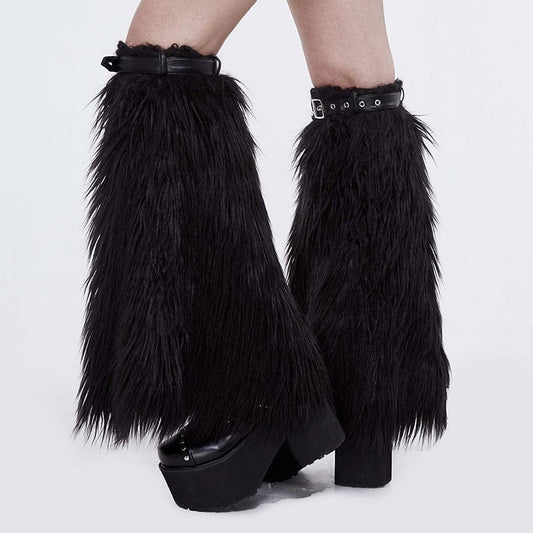 Nightbeast Faux Fur Leg Warmers