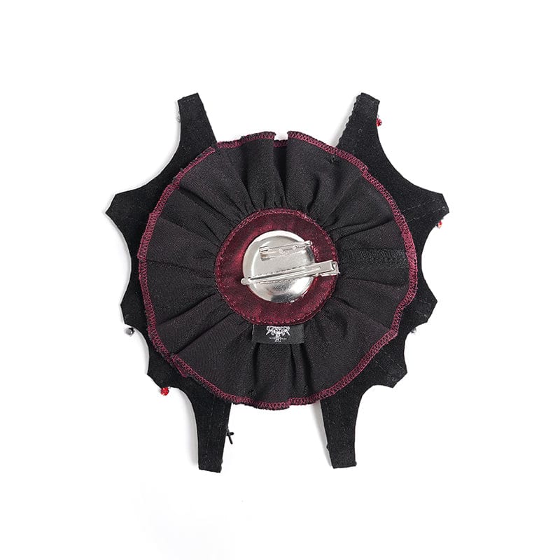 Requiem Bat Rose Hair Clip