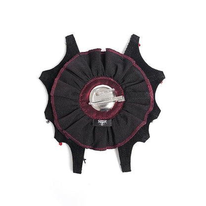 Requiem Bat Rose Hair Clip