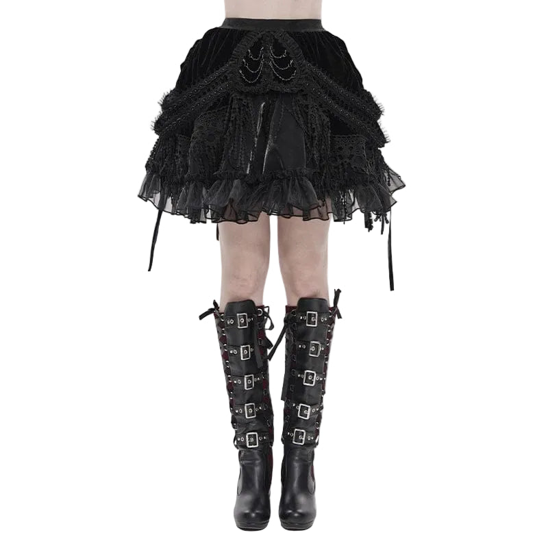 Nocturne Chain Tassel Skirt