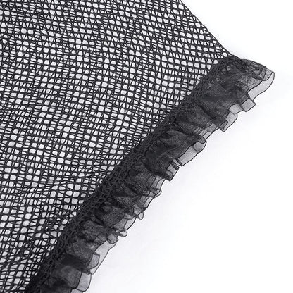 Thorn Window Cutout Lace Shirt