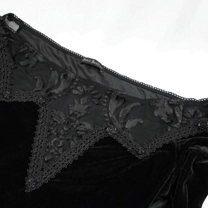 Black Orchid Embroidered Gown